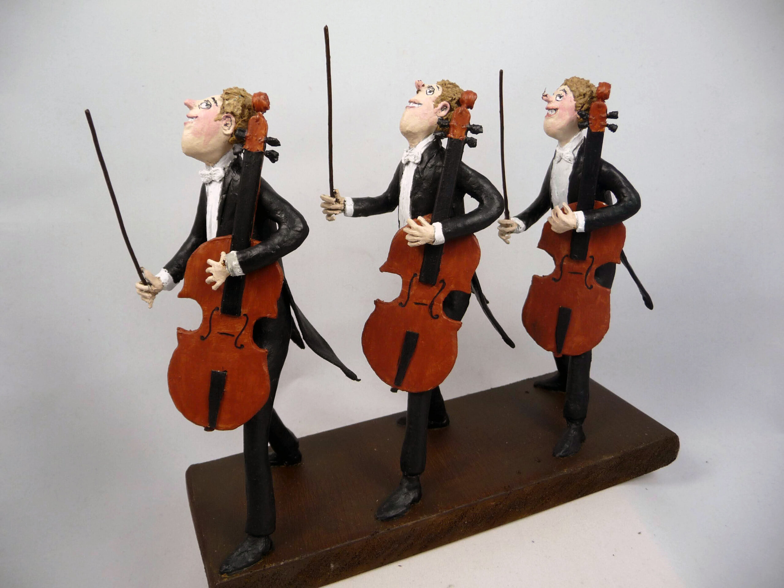 Drie cellisten. -nr. 777