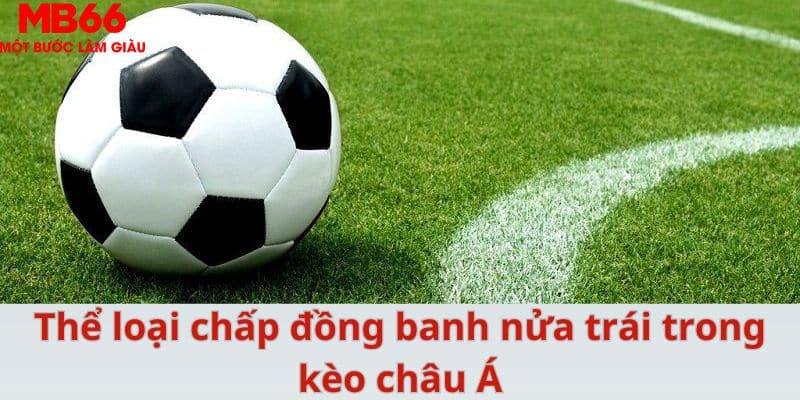Thể loại chấp đồng banh nửa trái trong kèo châu Á