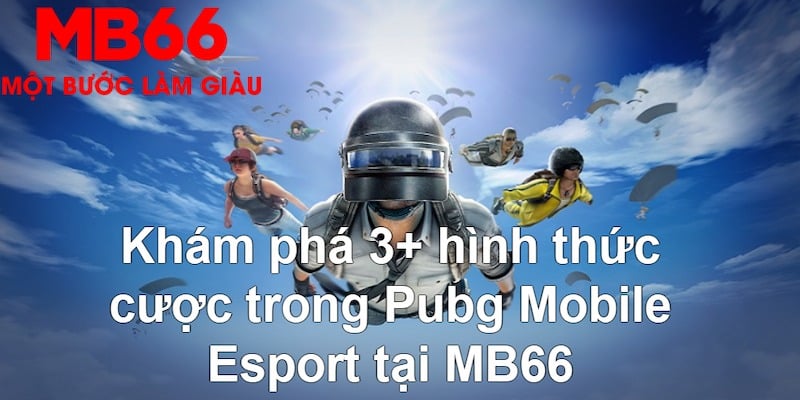 Pubg Mobile Esport sở hữu 3+ hình thức cá cược hấp dẫn